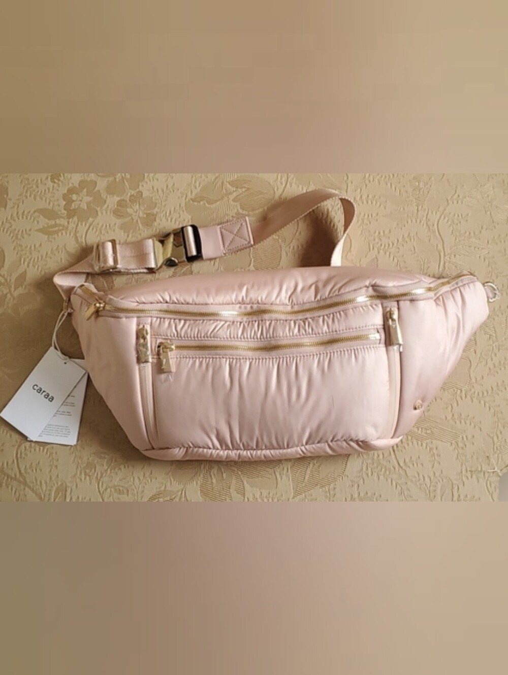 Free People x Caraa Large Sling Bag/Blush